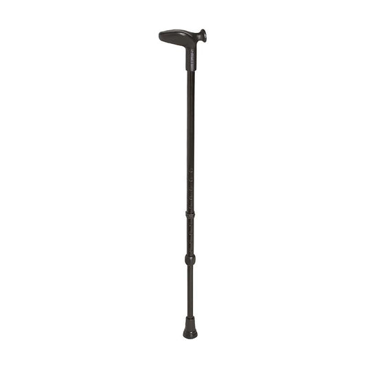 Rebotec Anatom - Contoured Grip Walking Stick - Black , Left