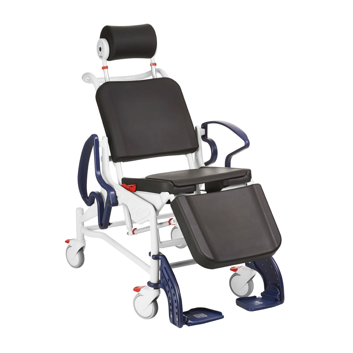 Rebotec Phoenix - Tilt in Place Comfort Shower Commode Chair - Grey