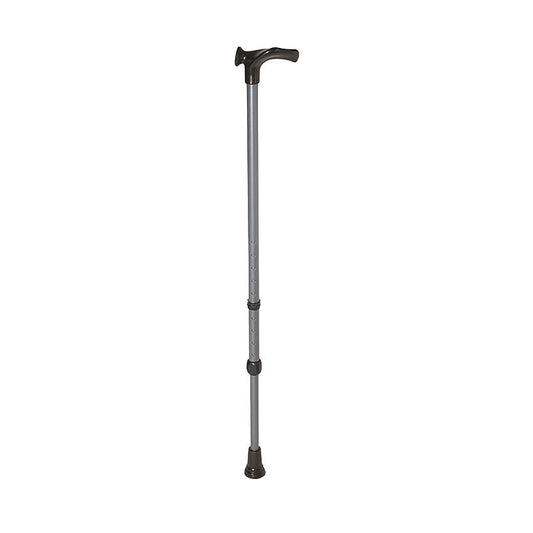 Rebotec Handy - Walking Stick with Anatomic Shaped Handle - Dark Silver , Left